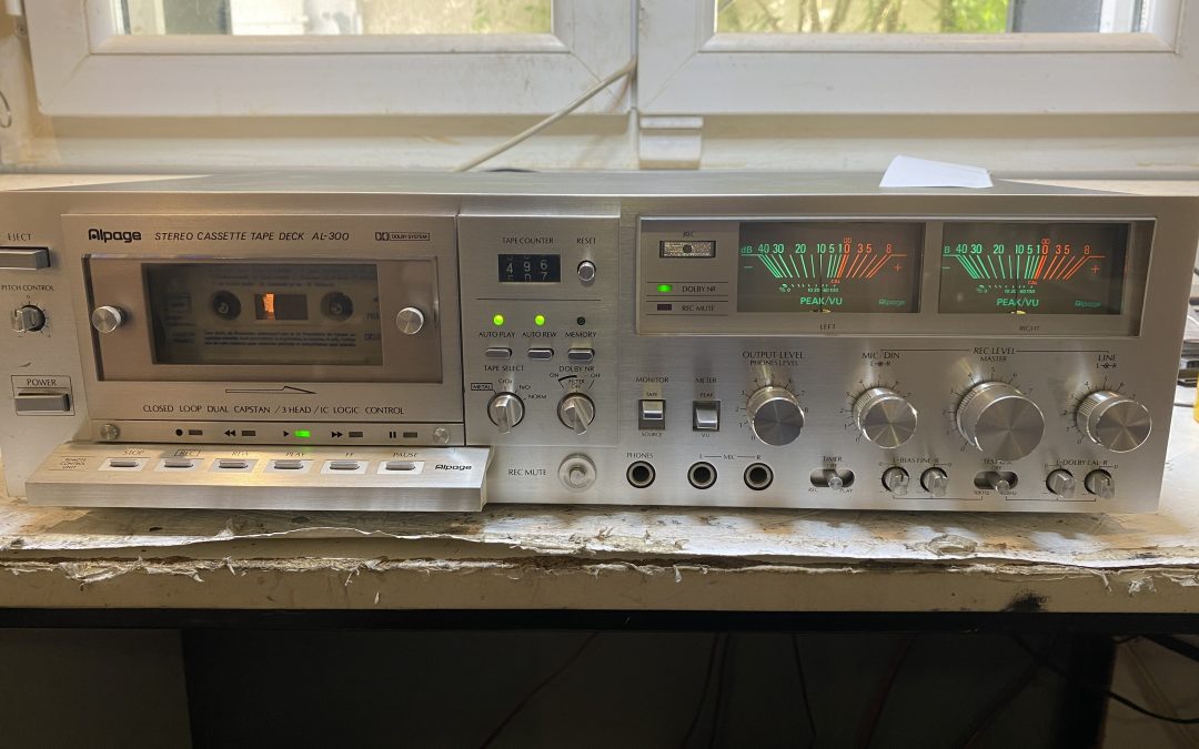 Restauration d’une platine cassette Alpage AI-300